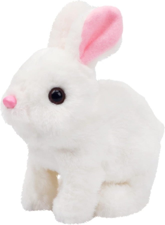 LionDeck Interactive Hopping Bunny Toy with Sounds | Walking Rabbit with Wiggling Ears, Moving Nose & Mouth | Educational & Fun Plush Toy for Kids & Babies - Image 1
